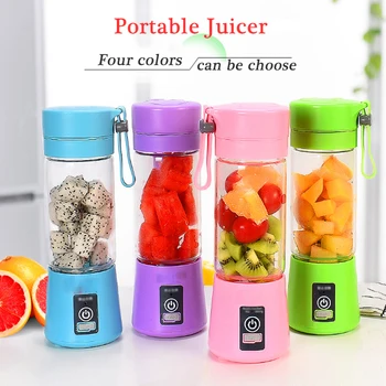 

WXB portable blender usb electric mixer juicer machine smoothie blender food processor portable small blender cup juice blenders