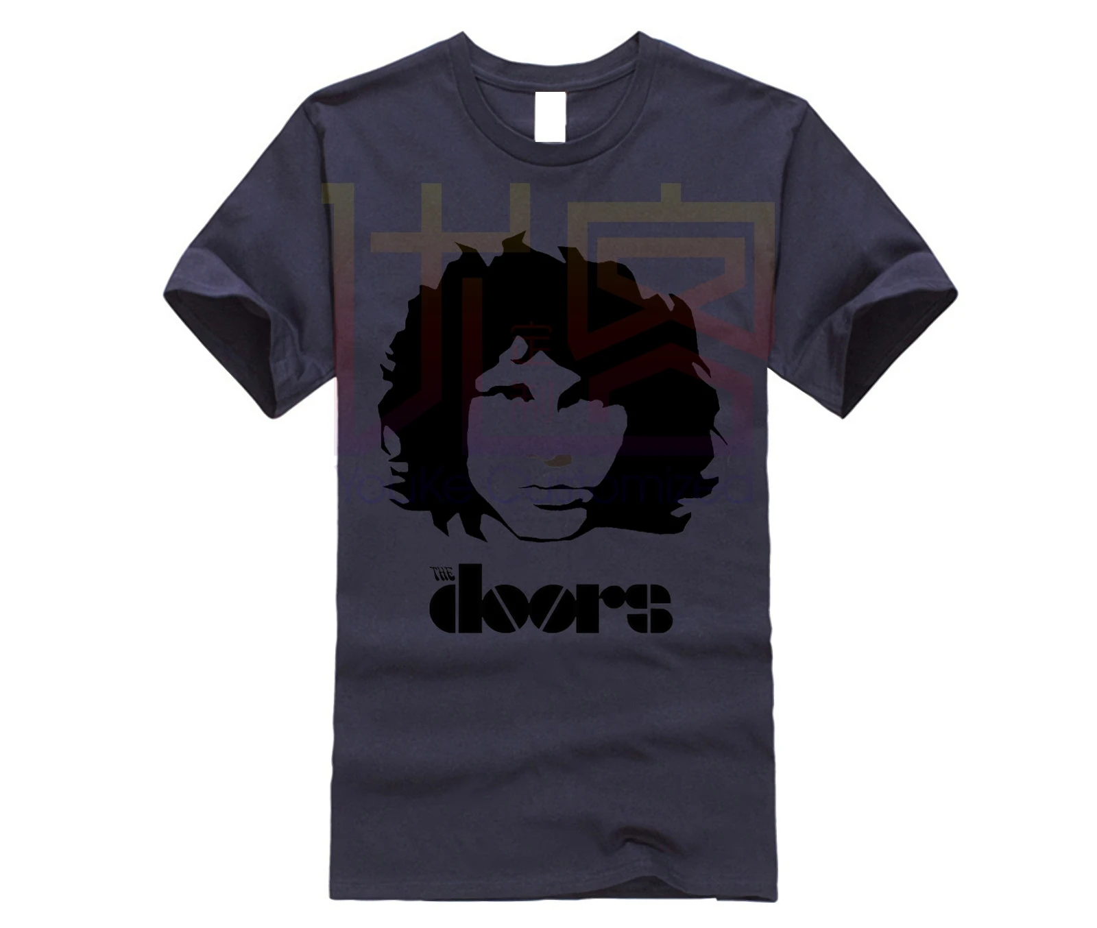 Лето новинка мужчины The Doors Футболка Jim Morrison Rock короткий рукав|Футболки| |