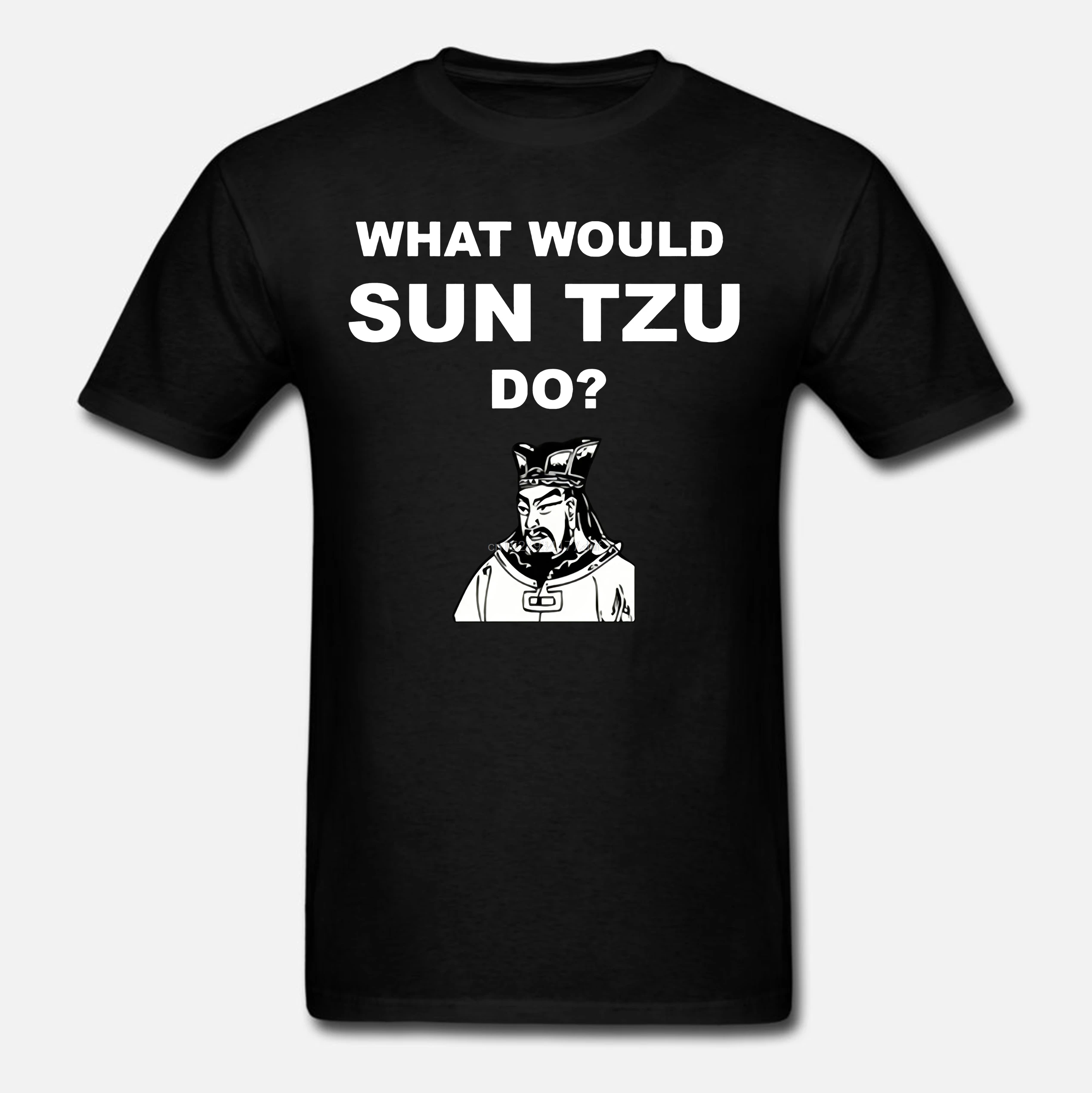 Мужская футболка GECOVE модная черная забавная Футболка Sun Tzu s новинка женская |