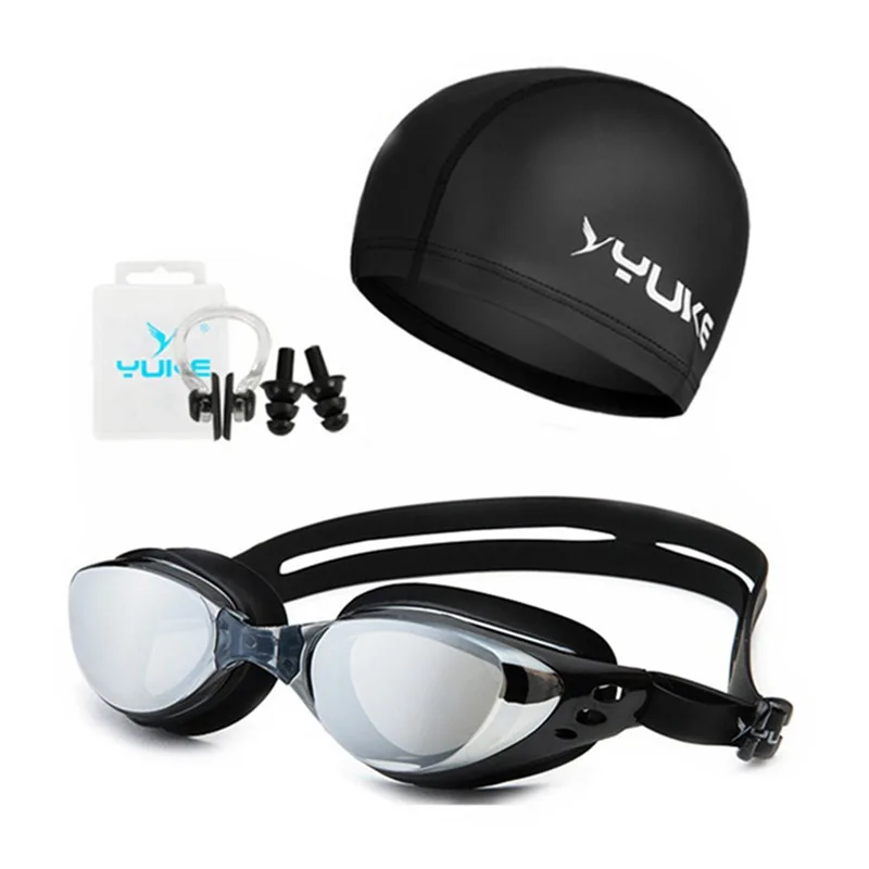 uv protective silicone swimming goggles glasses men adult anti flog uv protective competitive funny swim goggles HD Anti-Fog 100% UV adjustable glasses Swimming goggles belt Professional swim goggle adult prescription glasses for men women