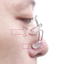 1 шт. приспособление для изменения формы носа мягкий силиконовый подъемный зажим для носа мост корректор для коррекции носа массажер для похудения инструменты для красоты