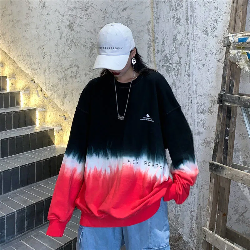Женские Ulzzang толстовки, весенние толстовки Harajuku с принтом, свободные толстовки с длинным рукавом, модные толстовки для девочек, большие размеры