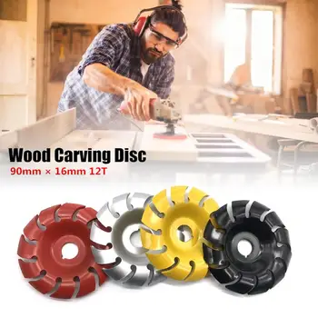 

Wood Carving Disc 90mm 12T Woodworking Angle Grinding Wheel Manganese Steel Sanding Shaping Tools For Angle Grinder Hot Sale