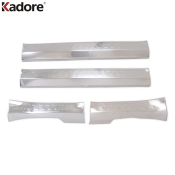 

For Nissan Qashqai 2018 2019 Stainless Steel Inner Door Sill Scuff Plates Doors Sills Protectors Car Thresholds Sticker