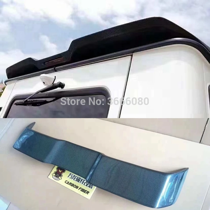 SHCHCG для Mercedes Benz W463 G класс G350 G400 G500 G55 G63 G65- автомобильный Стайлинг из углеродного волокна задний спойлер на крышу багажника крыло