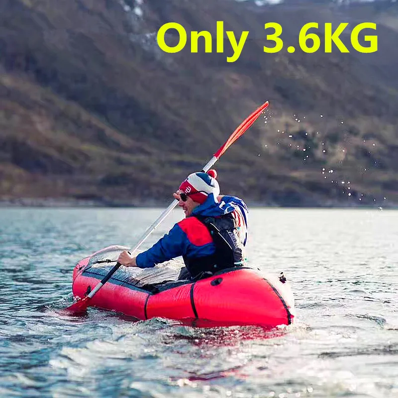 

Micro MRS 3.6KG Ultralight inflatable boat kayak water sports drifting inflatable canoe boat rafting Rowing Luya fishing Boat