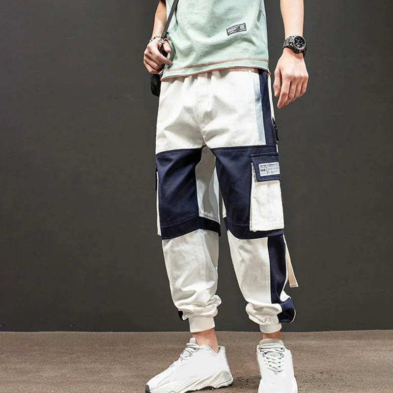 Men Pants Trousers Dance Elastic Casual Fashion Sports Bottom Hip Hop Baggy