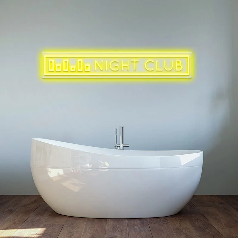 LED Neon Signs Wall Lights Custom Lighting for Home House Room Decor Night Club Logo Lighting Plate Sconce Light Welcome Sign