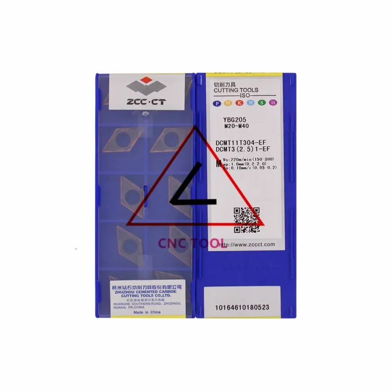 10 шт. оригинальных китайских токарных вставок DCMT11T304 EF YBG205 ZCCCT| |