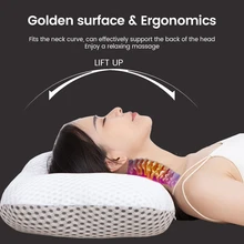 

Electric Massage Pillow Relaxation Heating Kneading Infrared Therapy Pillow Shiatsu Neck Massager Cervical Healthy Body Massager