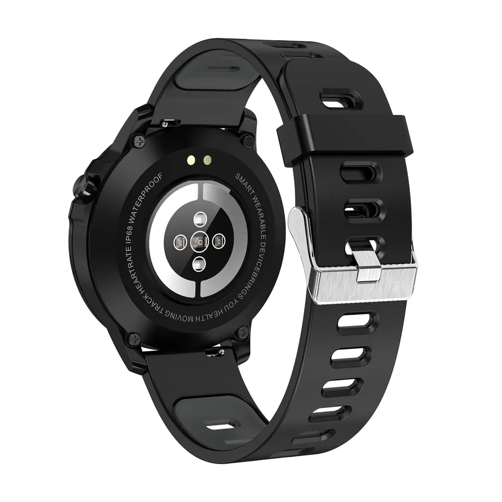 L8 1.2 inch 52832 Metal IP68 Waterproof Full Touch Smart Watch 320mAh 7 Days Battery Life Smartwatch