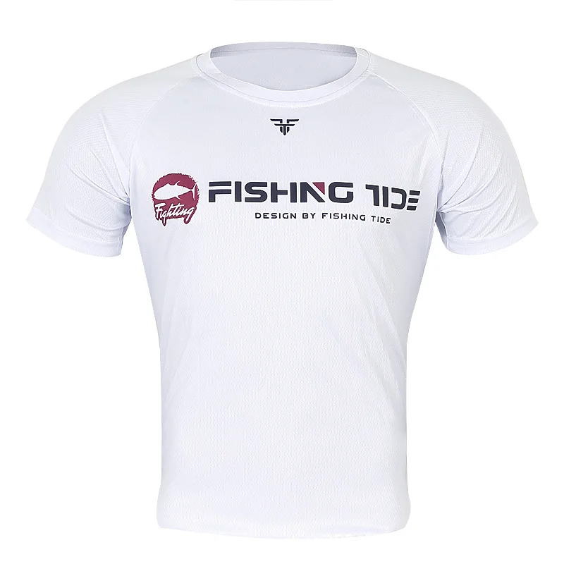 Camisa dos Homens Roupas de Pesca ao ar Livre de Manga Pesca Respirável Secagem Rápida Curta Esporte Camisa t 7 Pesca t camisa dos homens respirável secagem