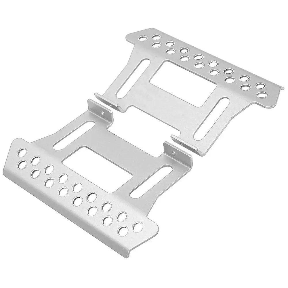 

2 Pcs/Set 1/10 RC Car Foot Pedal Metal Side Pedal Plates Durable Axial Footplate for 1/10 SCX10 RC Car Accessory Parts