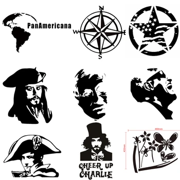 

Cartoon Car Decals People, Animals, Plants Graphic Vinyl Modified Decorative Personalized Car Stickers Custom Fit For All Car