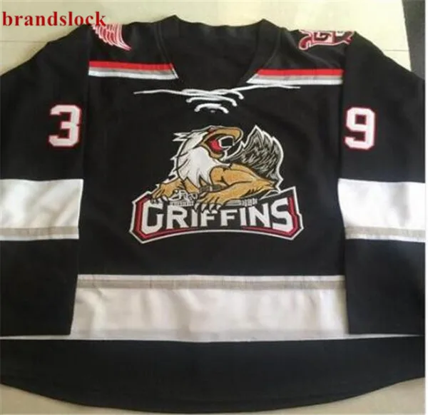 

Hockey Jersey Vintage INDCOLTS Grand Rapids Griffins Tyler Bertuzzi Embroidery Stitched Customize any number and name