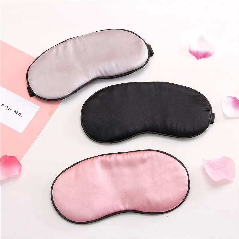 Напрямую от производителя, распродажа, маленькая маска для глаз на основе шелка шелковистого оттенка для сна, кормящих глаз