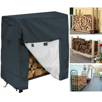 

Dustproof Snow Protect Waterproof Log Rack Cover Furniture Wood Storage Garden Firewood Durable Multifunction Anti UV Oxford