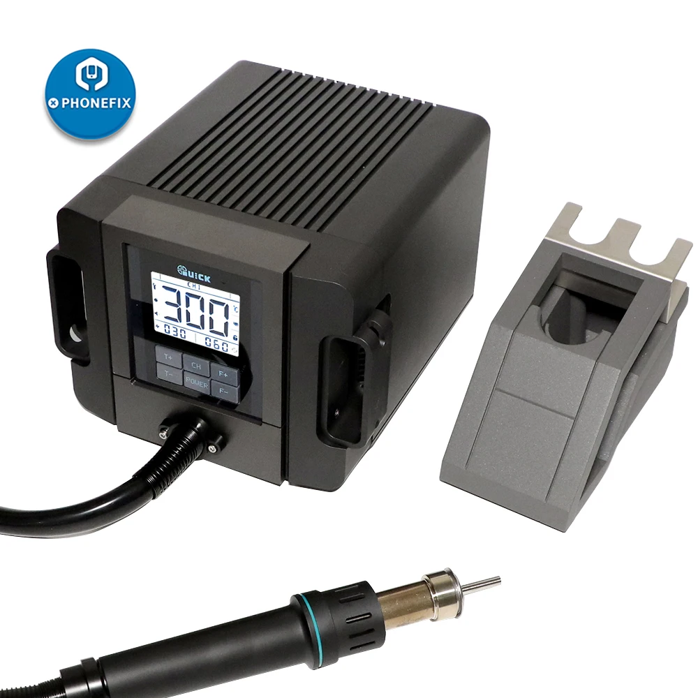 

QUICK TR1300A 1300W Hot Air Soldering Station Intelligent Digital Welding Station For Phone PCB Motherboard Soldering Repair