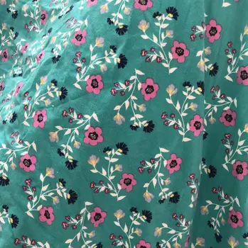 

Nice Cartoon Jersey Fabric full Cotton/Lycra knitted Fabric flower Print Cotton lycra Fabric DIY Sewing Children dress shirt top