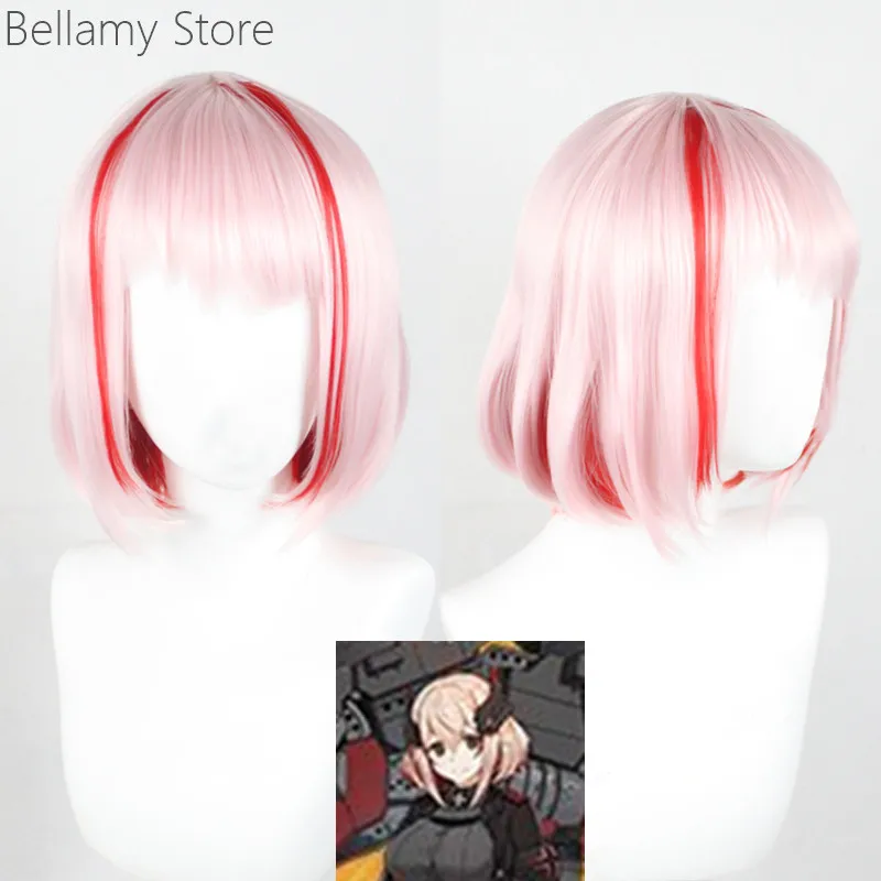 

Azur Lane Jeanne d'Arc Heat Resistant Cosplay Costume hairwear Wig+Wig Cap