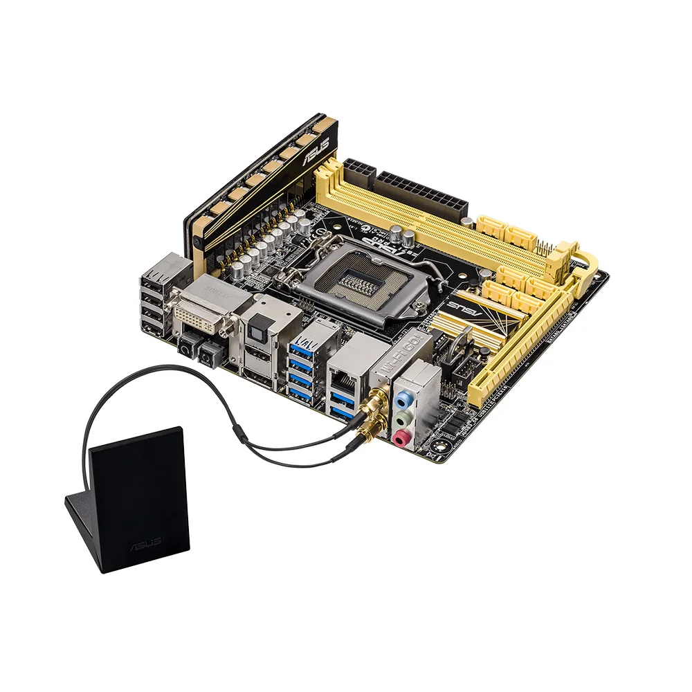 Б/у ASUS MINI ITX HTPC Разъем 1150 Z87 материнская плата с WiFi Z87I-PRO настольная плата материнская плата