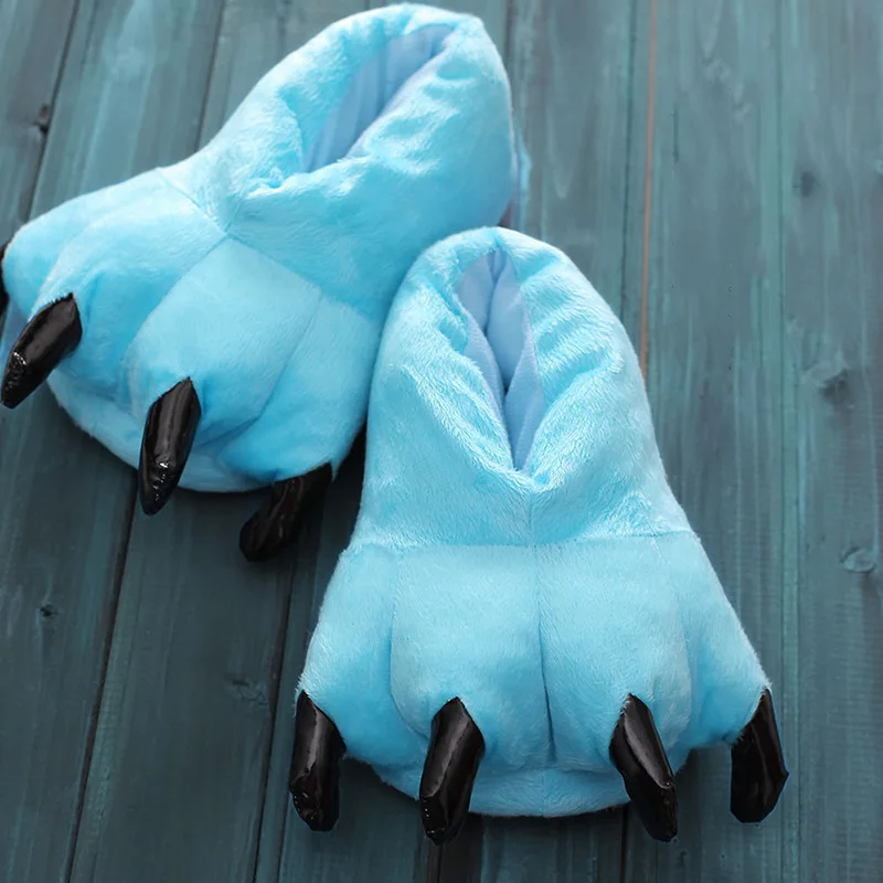 Funny Cartoon Animal Paw Slipper Unisex Cute Monster Claw Soft Plush Home Slippers Men Women Indoor Floor Shoes SE5053 (7)