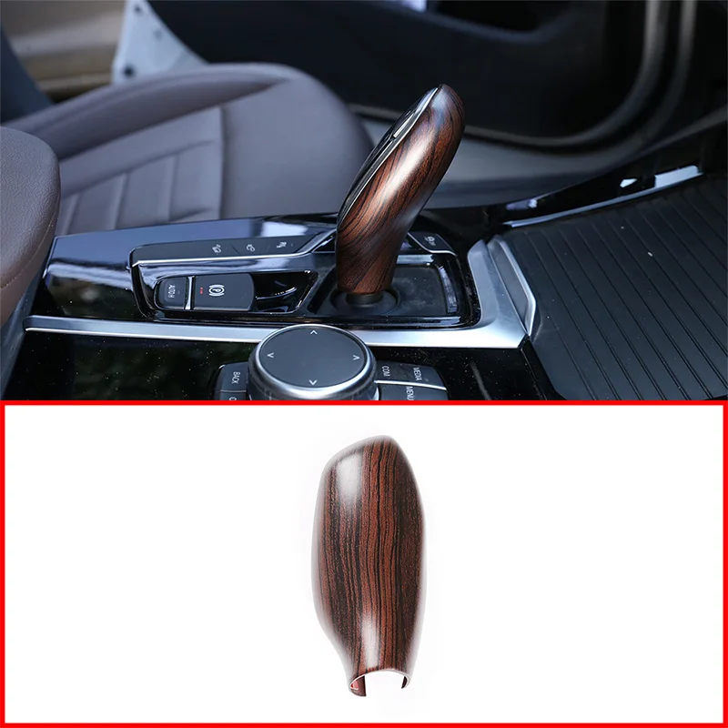 

Pine Wood Grain ABS Sticker For BMW X3 X4 G01 G02 Car Gear Shift Head Trim For BMW 5 6 7 Series G11 G12 G30 2018 2019