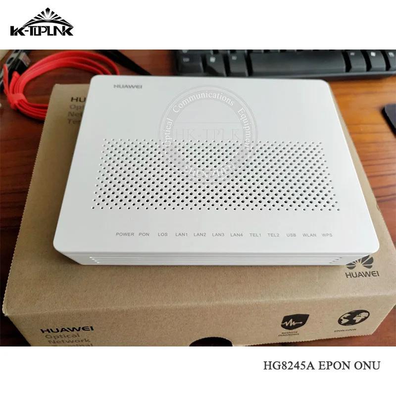 HUA WEI ONU HG8245A GPON/EPON с оптическим сетевым блоком и оптическим сетевым окончанием с 4FE+ 2 портами+ wifi+ 1USB английская версия прошивка оптический сетевой терминал