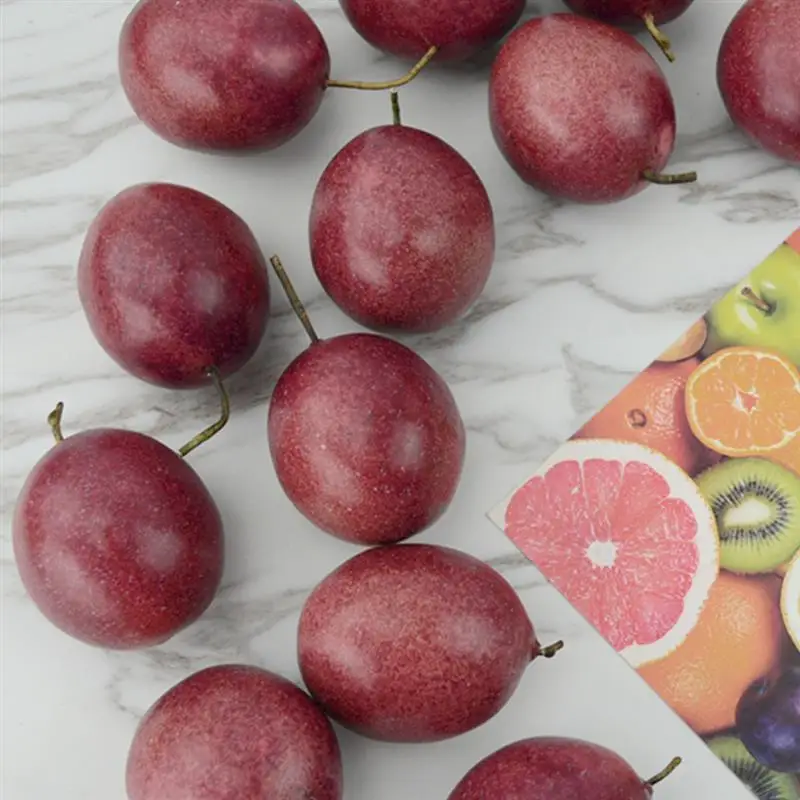 Реалистичные искусственные фрукты моделирование Страсть фрукты золото ягоды поддельные фрукты фотография Реквизит предметы домашнего обихода новое поступление