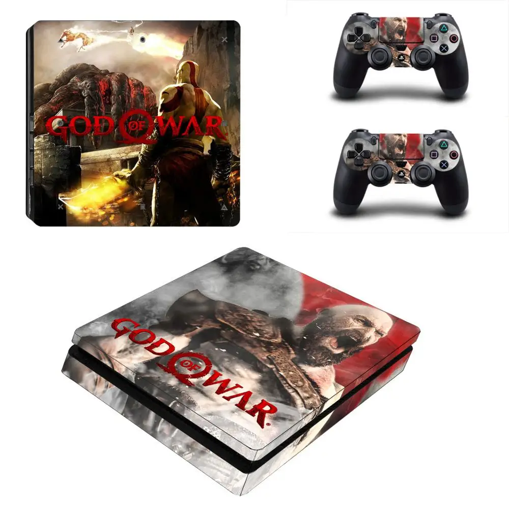 Наклейки God of War PS4 Slim наклейки s Play station 4 для PlayStation и контроллера виниловый