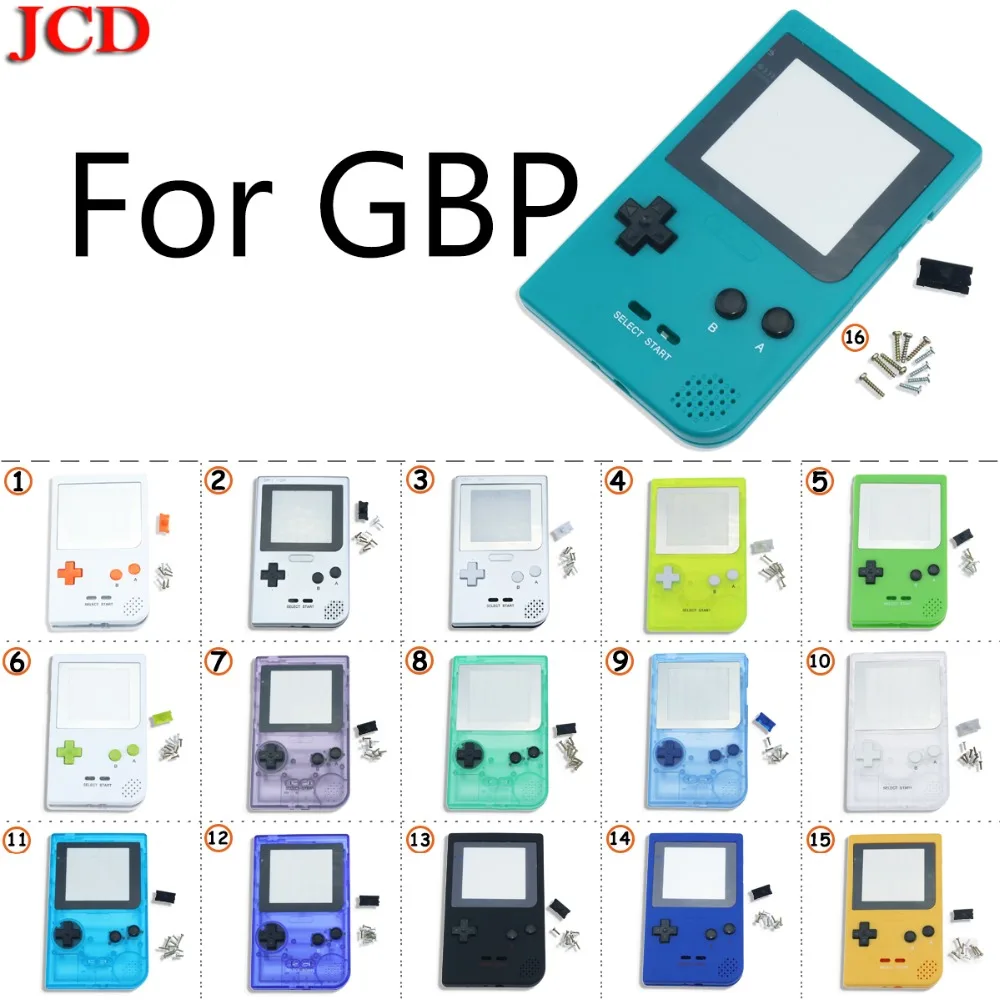 JCD высокое качество полный корпус оболочки кнопки мод Ремонт для nintendo для GameBoy карман Замена для GBP с кнопками