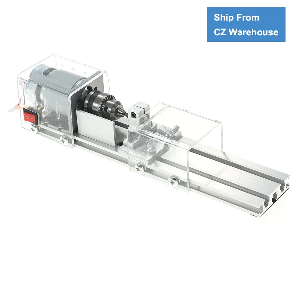 

100W Mini Beads Machine Miniature Lathe Grinding and Polishing Beads Wood Working DIY Lathe Polishing Drill Rotary Tool