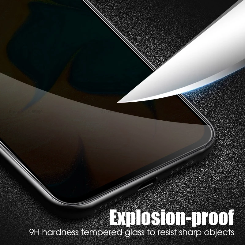 Полное покрытие анти-Открытый Закаленное стекло для samsung Galaxy A50 A30 A70 A60 A40 A20 A10 A80 M30 M20 M10 Защитная пленка для экрана