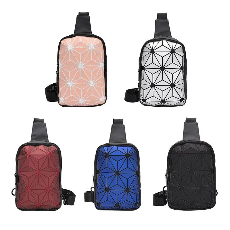 

Fashion Fanny Waist Pack Women Men Geometric Travel Crossbody Shoulder Bags