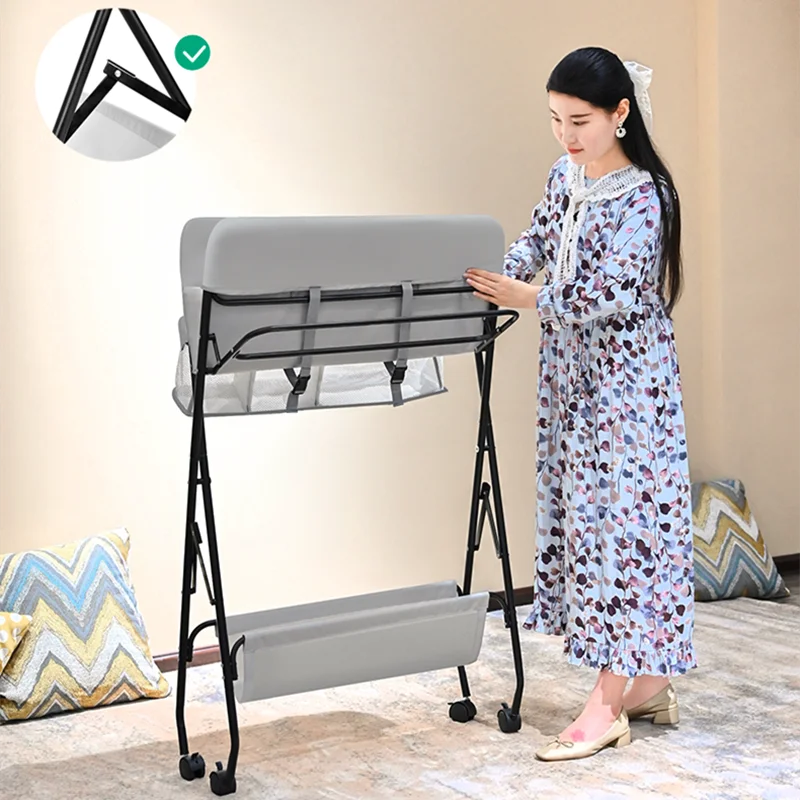 Multifunctional Baby Changing Station Foldable Newborn Diaper Changing Station Safety Nursing Baby Mat