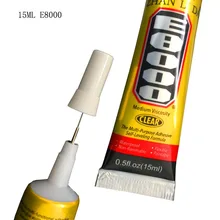 1 шт., 15 мл, E8000, клей для мобильного телефона, сенсорный экран, суперклей, E8000, клей для телефона, стекло, клей для ремонта, Алмазный клей для ювелирных изделий