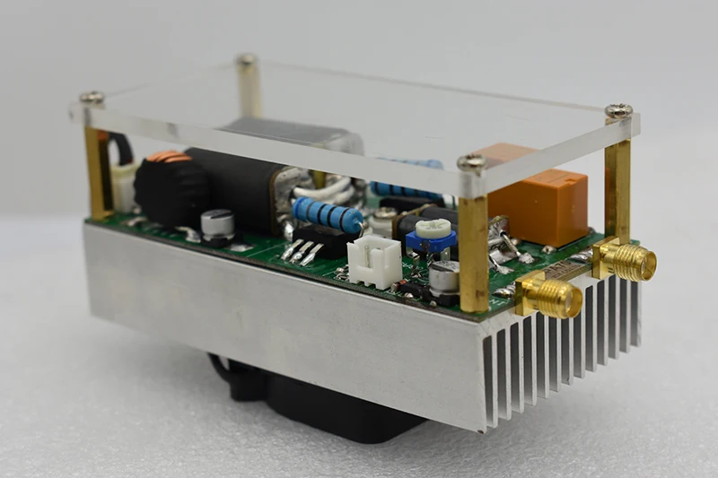 Радиочастотная Плата усилителя мощности 100 Вт короткий волновой усилитель FM VHF 3 МГц-30 МГц для радиостанции QRP FT817 RFID с вентилятором C1-010