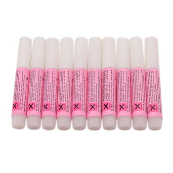 Billige 10x2g Mini Professional Falsche Nail Art Tipps Kleber Set Klebrige Nägel Strass Schmücken Kleber Schönheit Nagel Kleber Maniküre Salon Werkzeug