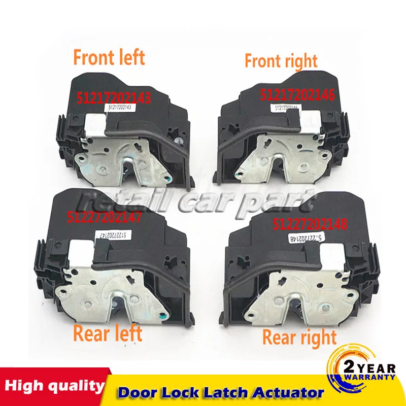 Привод защелки дверного замка для BMW X6 E60 E70 E90 OEM 51217202143 51217202146 51227202147