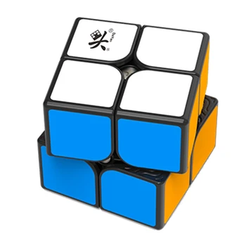 

Dayan Tengyun 2x2 Magic Cube Puzzle Professional Speed Cubes Educational Toys For Students Regular/Fine Tuning-Black Stickerless