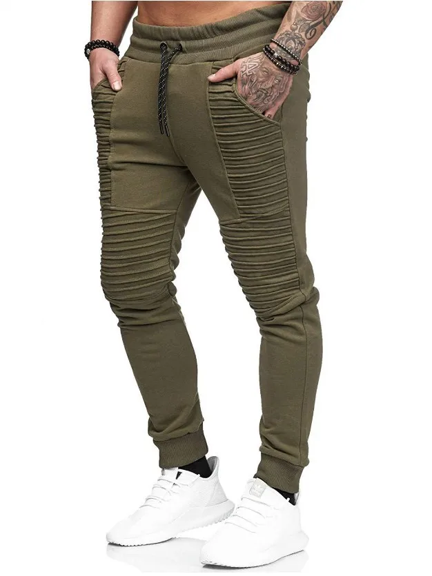 

Men Autumn And Winter Gymnastic Pants Men's Casual Stripes Design Fitness Pants Men's