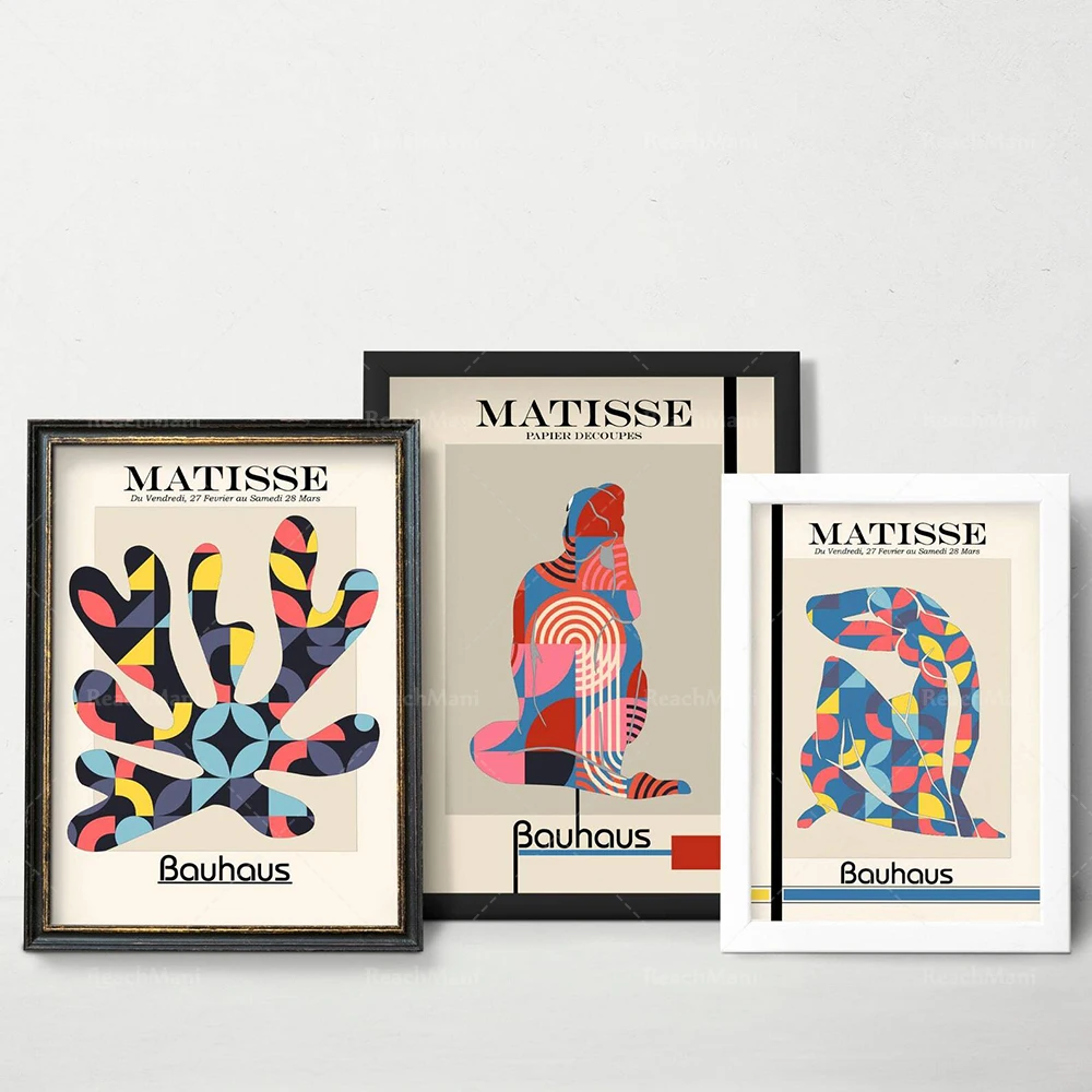 Печатные принты Matisse с плакатами Bauhaus художественные декоративные настенные