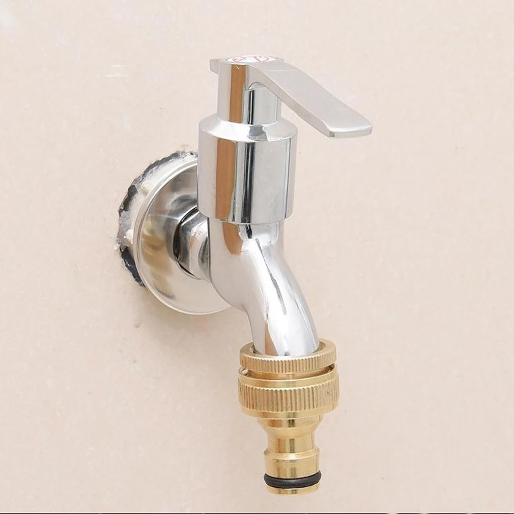 AIVY 15mm-23mm Universal Kitchen Hose Adapter Metal Faucet Connector Mixer Hose Adapter Tube Joint Fitting Garden Watering Tools