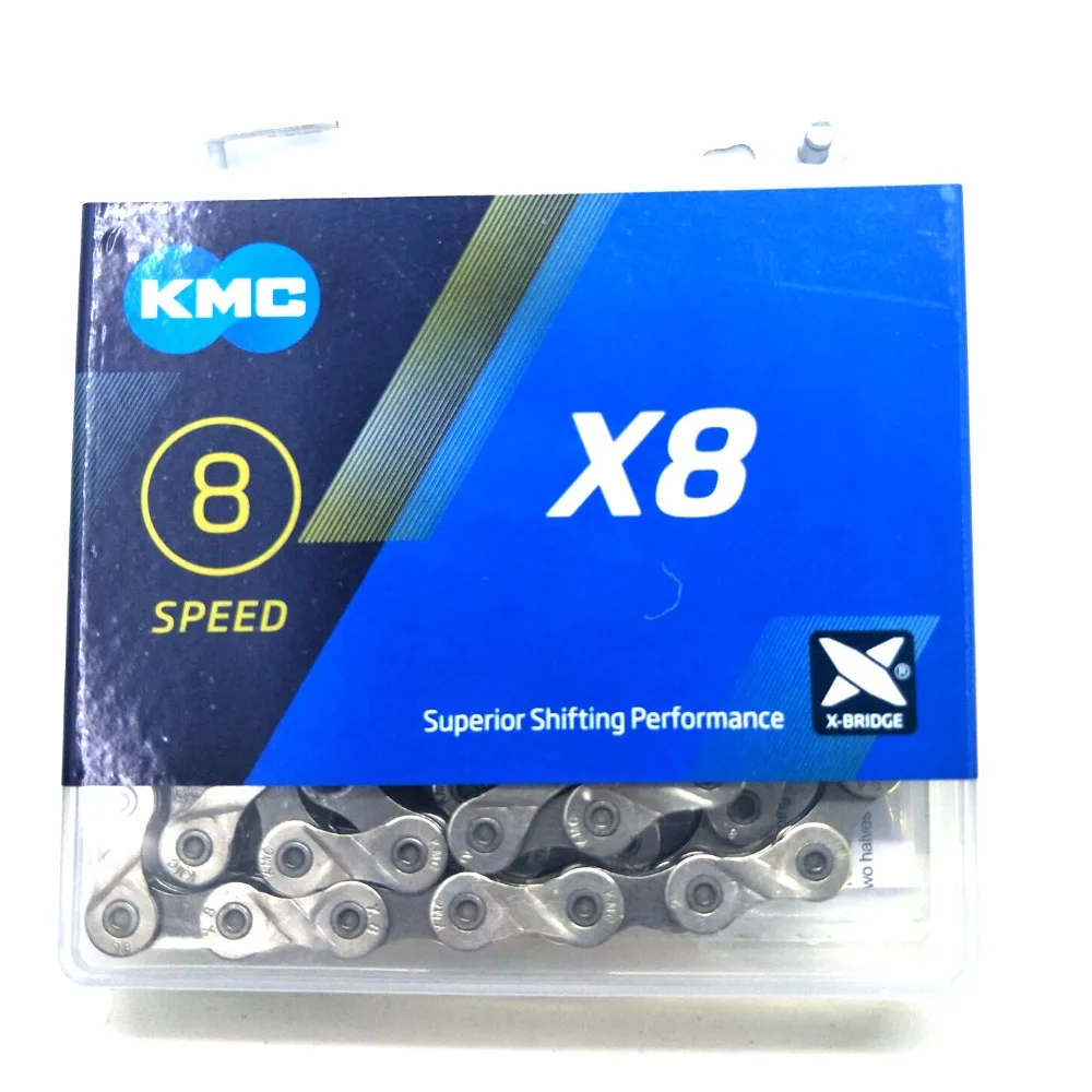 Велосипедная цепь KMC X12 X11.93 X11 X10 X9 Z9 X8 Z8 116 118L звеньевой велосипедный переключатель