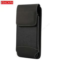 Durable Oxford Cloth Waist Phone Pouch with Belt Clip Holster for SM M62 (SB)