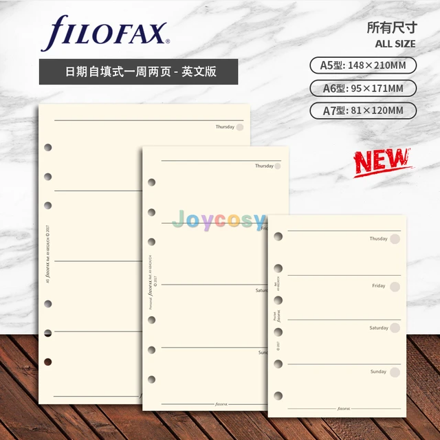 Filofax Notebook Planning annuel dépliant - A5 - 2024