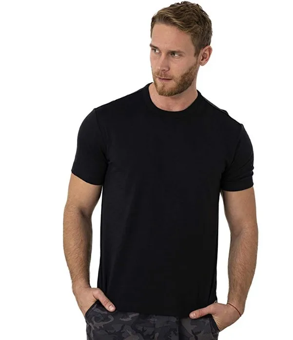 100% Superfine Merino Wool T Shirt Mens Base Layer Tee Merino Wool 180G Everyday Undershirt Wicking Breathable Anti-Odor 3