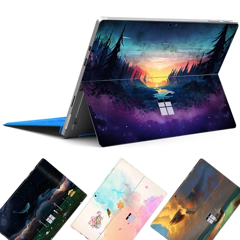 

Laptop Vinyl Stickers For Microsoft Surface Pro 4 Pro 5 Pro 6 PVC Print Stickers Decoration for Surface Pro 3 Notebook Skin