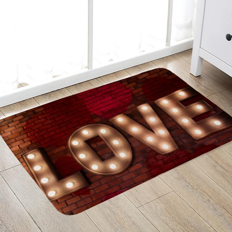 Creative 3D Printing Landscape Hallway Carpets and Rugs for Bedroom Living Room Carpet Kitchen Bathroom Anti-Slip Floor Mats