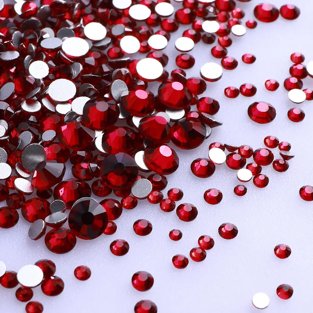 Mix Size Black Diamond Flat Back Rhinestones for Face Self-adhesive Crystal Beads Loose Precious Stones Diamond Painting Jewelry